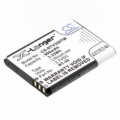 Retevis RT35 Two-Way Radio Battery 3.7V 900mAh Li-ion RTV350TW
