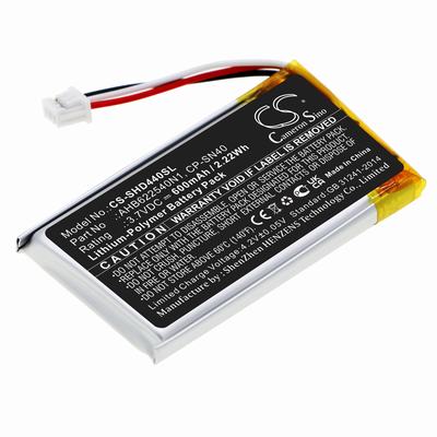 Sennheiser HD 4.50BTNC Headset Battery 3.7V 600mAh Li-Pl SHD440SL