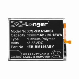 Samsung Galaxy M14 Phone Battery 3.88V 5200mAh Li-Pl SMA140SL