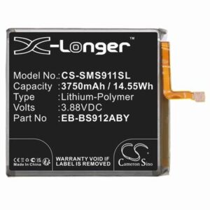 Samsung Galaxy S23 Phone Battery 3.88V 3750mAh Li-Pl SMS911SL