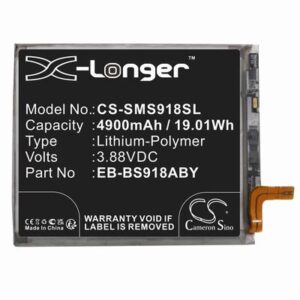 Samsung Galaxy S23 Ultra Phone Battery 3.88V 4900mAh Li-Pl SMS918SL