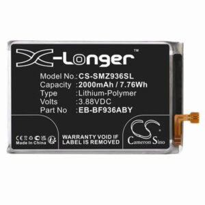 Samsung Galaxy Z Fold4 Phone Battery 3.88V 2000mAh Li-Pl SMZ936SL
