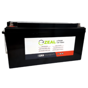 ZEAL 12V 150Ah Lithium Iron Phosphate (LiFePO4) Deep Cycle Battery