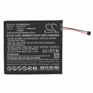 Amazon Kindle 11th 2022 E-book Battery 3.85V 1000mAh Li-Pl ABD223SL