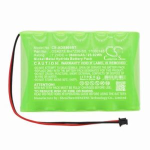 Akerstroms 200J Transmitters Crane Battery 2.4V 3500mAh Ni-MH AKT980BX
