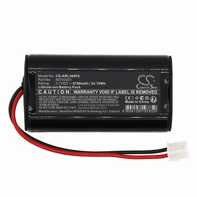 ADARO Adalit L-3000 Flashlight Battery 3.7V 6700mAh Li-ion ARL300FX