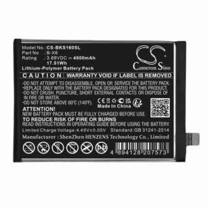 VIVO S16 Mobile Phone Battery 3.89V 4500mAh Li-Pl BKS160SL