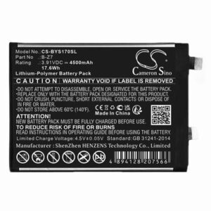 VIVO V2283A Phone Battery 3.91V 4500mAh Li-Pl BYS170SL