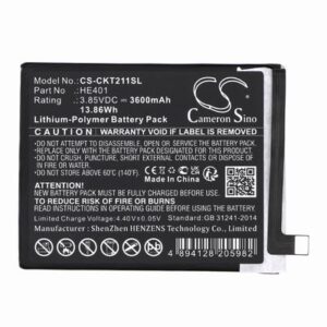 BLU C6 Mobile Phone Battery 3.8V 2500mAh Li-Pl BLC600SL