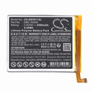 BRAVAT SITIA Cosmetic Mirror Battery 3.6V 2000mAh Ni-MH BRT400SL