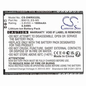 D-Link DWR-932 Phone Battery 3.8V 1800mAh Li-ion DWR932SL