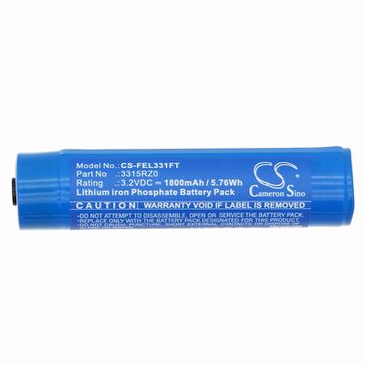 Peli 3315RZ0 LED Flashlight Battery 3.2V 1800mAh LiFePO4 FEL331FT