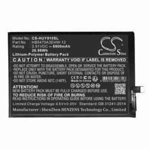 Huawei STG-LX1 Phone Battery 3.91V 6900mAh Li-Pl HUY910SL