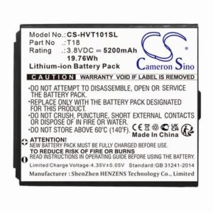 Hikvision DS-MDT101/GLE Battery 3.8V 5200mAh Li-ion HVT101SL