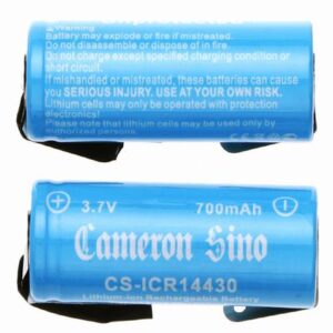 CS-14430 3.7V 650mAh Li-ion Battery ICR14430NF