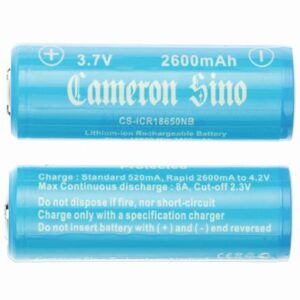 CS-18650 3.7V 2600mAh Li-ion Battery ICR18650NB