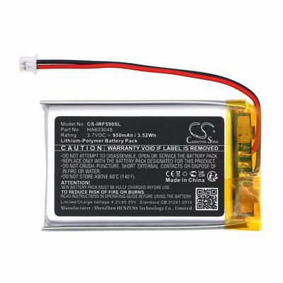 iRiver IPF550 Media Player Battery 3.7V 950mAh Li-Pl IRF590SL