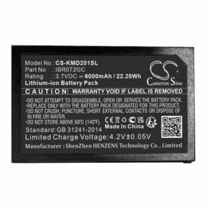 IES kami Security Battery 3.7V 6000mAh Li-ion KMD201SL