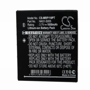 3M MPro 110 Micro Projector Battery 3.7V 1050mAh Li-ion MRP110PT