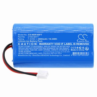 Nightstick NSR-2168 Flashlight Battery 7.4V 2600mAh Li-ion NSR168FT