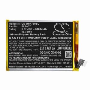 OPPO A78 4G Phone Battery 3.87V 5000mAh Li-Pl OPA780SL
