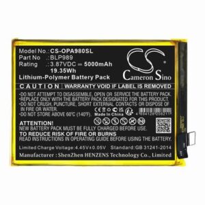 OPPO A98 Mobile Phone Battery 3.87V 5000mAh Li-Pl OPA980SL