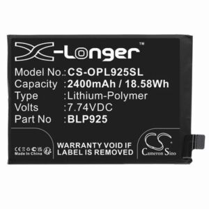 Nest Doorbell Security Battery 3.65V 6000mAh Li-Pl NLH823SL