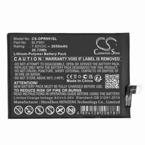 Realme GT Neo 5SE Phone Battery 7.82V 2650mAh Li-Pl OPR991SL