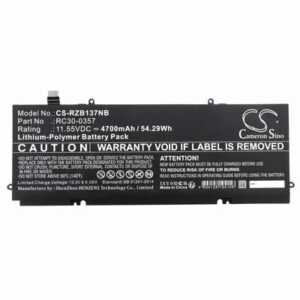 Razer Book 13 Core i7 Battery 11.55V 4700mAh Li-Pl RZB137NB
