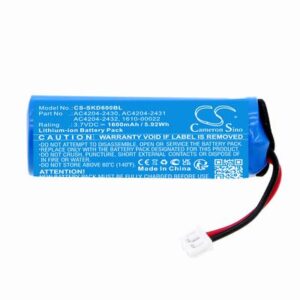 Sencor SPV2918 DVD Player Battery 7.4V 1900mAh Li-Pl SCV291DY