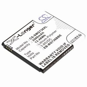 Simplehuman ST3010 Mirror Battery 3.8V 2600mAh Li-Pl SST300SL