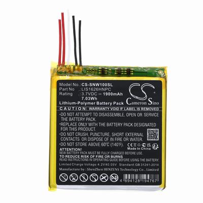 Sony NW-WM1A Media Player Battery 3.7V 1900mAh Li-Pl SNW100SL