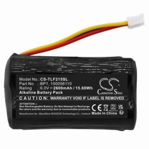 Trilogy DL2700CR Door Lock Battery 7.5V 2600mAh Alkaline TRL500SL