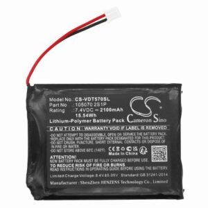 NAPA ECHLIN 92-1548 TPMS Survey Battery 7.4V 2100mAh Li-Pl VDT570SL