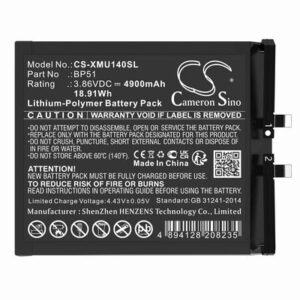 Xiaomi 14 Ultra Phone Battery 3.86V 5300mAh Li-Pl XMU140SL