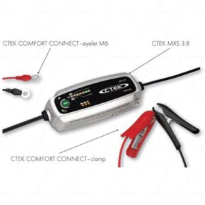 CTEK MXS3.8 is a fully automatic 7-step Battery Charger that charges 12V batteries, CTEK, MXS3.8