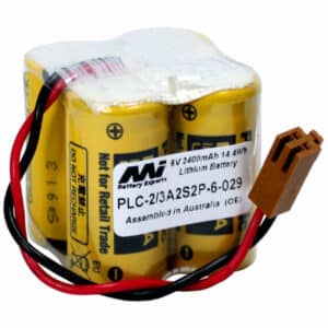 PLC-2/3A2S2P-6-029 2/3A Lithium Poly Carbon Monoflouride Battery