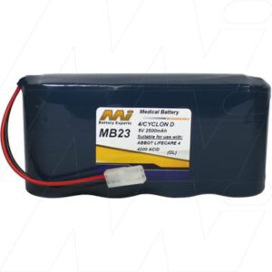 8V Travenol Flo Gard 2100 Controller MB23 Battery