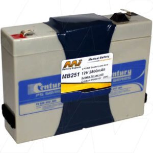 12V Dinamap 8100 MB251 Battery
