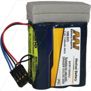 7.2V Physio Control Life Pak 250 MB303 Battery
