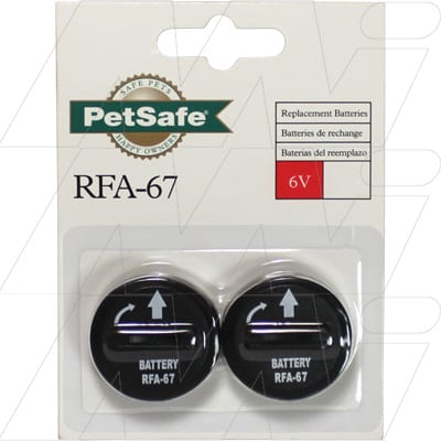 6V PetSafe Deluxe Cat collar RFA-67D Battery