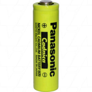 1.2V 600mAh AA KR-AAH Nickel Cadmium - NiCd Industrial High Temperature, Panasonic