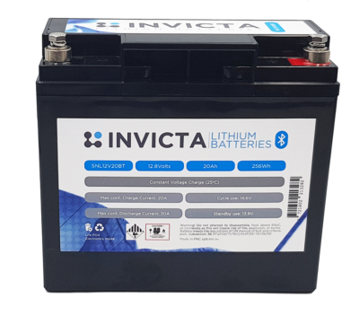 Invicta Lithium 12V 20Ah Bluetooth SNL12V20BT