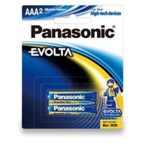 1.5V AAA Panasonic Evolta LR03EG/2B Battery 2 Pack