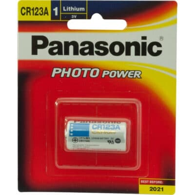 3V CR123A Panasonic Camera Battery CR-123AW/1BE Battery