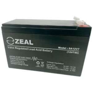 ZEAL SA12V7 12V 7Ah VRLA AGM Battery