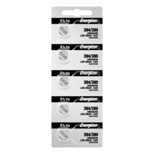 394 380 V394 Energizer Silver Oxide Watch Button Battery