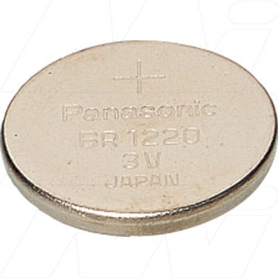 Panasonic BR1220 BR1220/BN Button Lithium Poly-carbonmonoflouride Battery