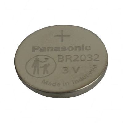 Panasonic BR2032 Button Lithium Poly-carbonmonoflouride Battery