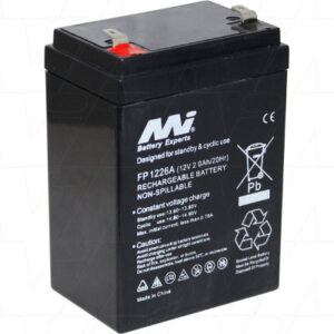 MI Battery Experts FP1226A Sealed Lead Acid Battery
